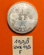 1998 10 Mark 50 Jahre Deutsche Mark KM#195F 925/1000 Zilver., Postzegels en Munten, Munten | Europa | Niet-Euromunten, Verzenden
