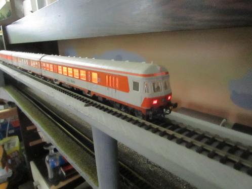 Fleischmann 5123+24+25.  3dlg.DB City Bahn in nieuwstaat OVP, Hobby en Vrije tijd, Modeltreinen | H0, Zo goed als nieuw, Wagon