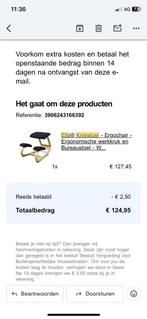 Ergochair Kniestoel - Zo goed als nieuw!, Ophalen, Zwart, Zo goed als nieuw, Bureaukruk