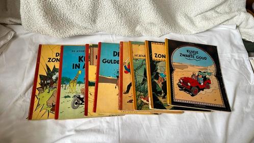 Uit verzameling te koop; 8 stuks Kuifje, Boeken, Stripboeken, Gelezen, Meerdere stripboeken, Ophalen of Verzenden