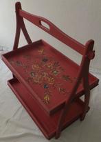 Etagère / theetafel/ theemeubel/ bijzettafeltje. Hindeloopen, Ophalen, Gebruikt