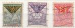 K029 Nederland gestempeld 1925 kind nr 166 168, Verzenden, T/m 1940, Gestempeld