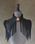 Antieke pelerine schoudermanteltje met kralen, Ophalen of Verzenden, Dames
