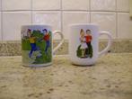 2 bekers van Suske en Wiske - Als nieuw, Verzamelen, Stripfiguren, Ophalen of Verzenden, Suske en Wiske, Zo goed als nieuw, Gebruiksvoorwerp