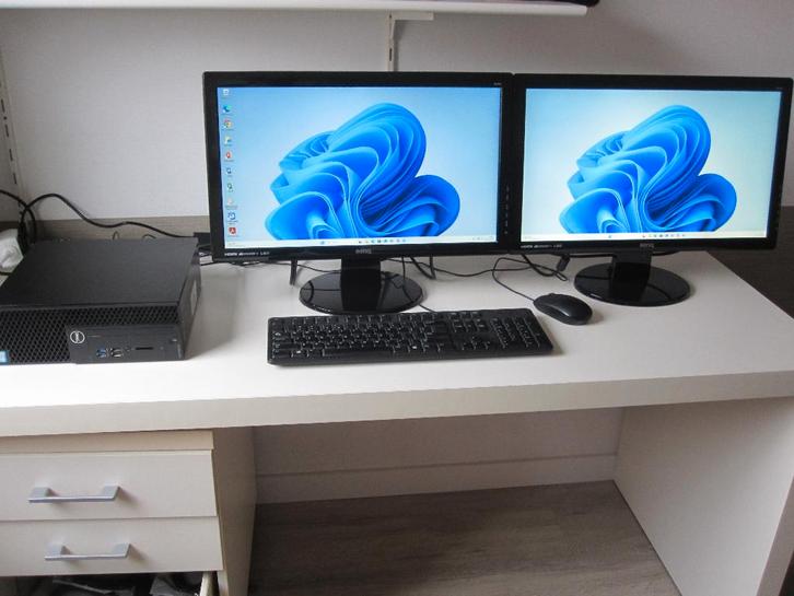 Dell Optiplex 3070 i5-9500 6-core 16gb 256gb SSD+ 1TB+ 2x22", Computers en Software, Desktop Pc's, Zo goed als nieuw, 4 Ghz of meer