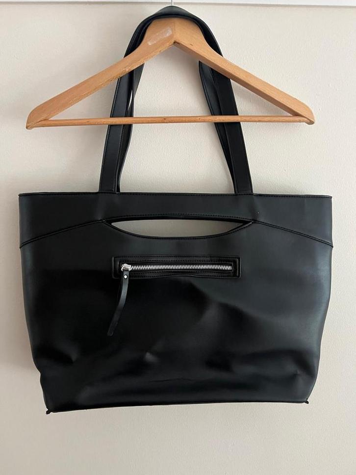 Totebag werktas French Connection zwart, Sieraden, Tassen en Uiterlijk, Tassen | Damestassen, Zo goed als nieuw, Handtas, Zwart