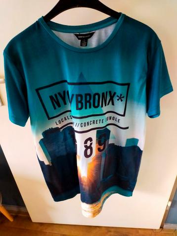 Tshirt korte mouwen nyc bronx cedar woodstate maat m beschikbaar voor biedingen