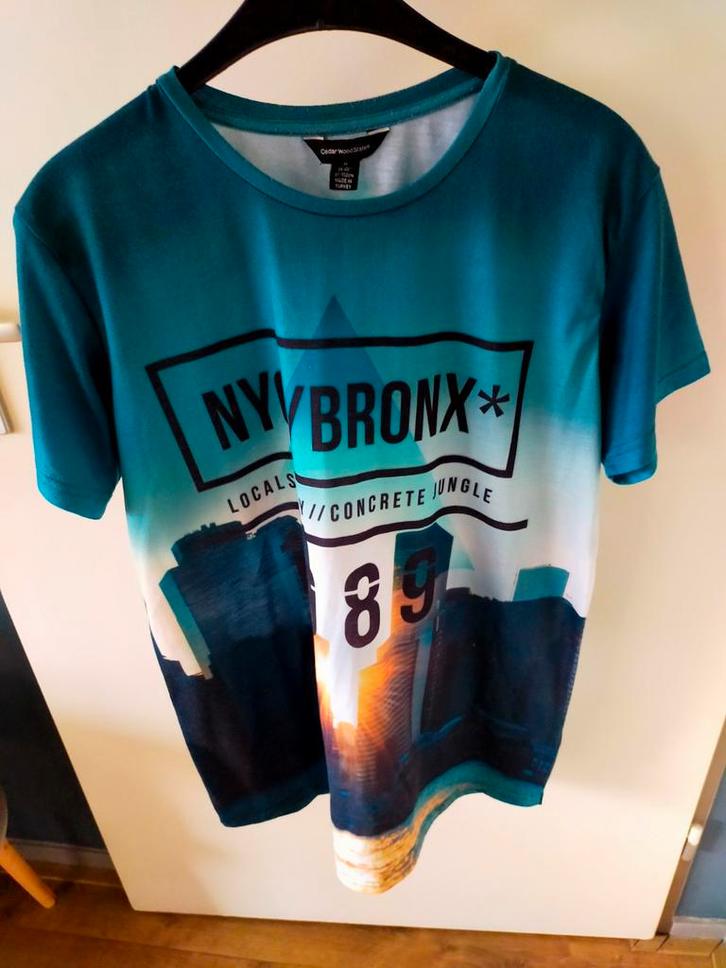 Tshirt korte mouwen nyc bronx cedar woodstate maat m, Kleding | Heren, T-shirts, Zo goed als nieuw, Maat 48/50 (M), Ophalen of Verzenden