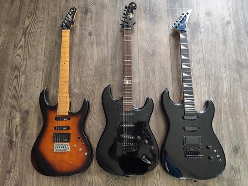 Drie knutsel gitaren (meeneemprijs), Muziek en Instrumenten, Snaarinstrumenten | Gitaren | Elektrisch, Gebruikt, Overige merken