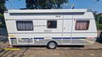 Dethleffs Camper EK3 Caravan + Enkele bedden + Mover, 750 - 1000 kg, Particulier, 5 tot 6 meter, Tot en met 4