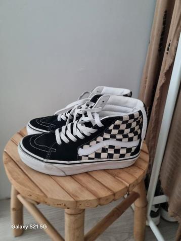 Hoge VANS Sk8-Hi Checkerboard - Maat 37 beschikbaar voor biedingen