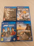 PS4 games 4x - F1 21/GhostRecon/Fallcut4/Battleborn, 3 spelers of meer, Ophalen, Zo goed als nieuw, Vanaf 3 jaar