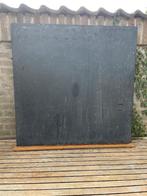 vintage krijtbord, 90 x 100 cm, origineel schoolbord, brocan, Ophalen, Gebruikt, Krijtbord