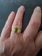 Anna nina Ruby groen goud, Sieraden, Tassen en Uiterlijk, Ringen, Gebruikt, Ophalen of Verzenden, 17 tot 18, Met edelsteen
