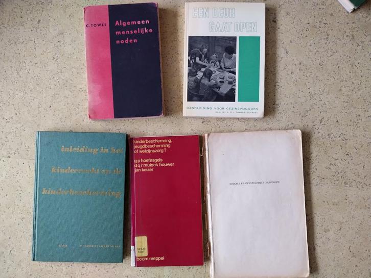 5 boeken over maatschappelijk werk en kinderbescherming, Boeken, Wetenschap, Gelezen, Sociale wetenschap, Ophalen of Verzenden