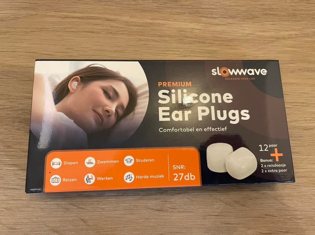 NIEUW Slowwave Silicone Ear Plugs, Ophalen of Verzenden, Nieuw