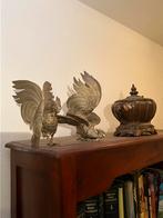 Bronzen Haan Beelden Set, Ophalen of Verzenden