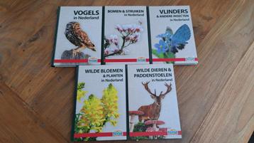 5x Natuurboeken incl natuur gidsen Postcode Loterij  Nieuw beschikbaar voor biedingen