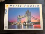 Tower bridge 1000 stukjes puzzel, Hobby en Vrije tijd, Denksport en Puzzels, Ophalen of Verzenden, 500 t/m 1500 stukjes, Zo goed als nieuw