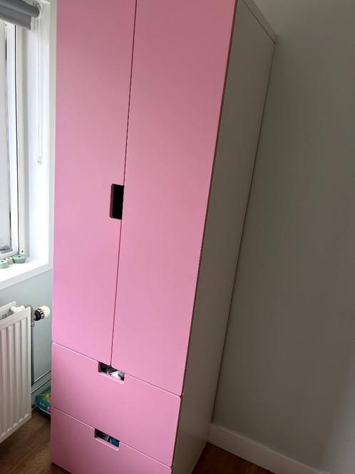 Kleding kast Ikea smastad roze, Kinderen en Baby's, Kinderkamer | Commodes en Kasten, Gebruikt, Kast, 105 cm of meer, Minder dan 75 cm