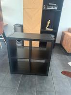 Kallax 4 vakken zwart, Huis en Inrichting, Kasten | Boekenkasten, Ophalen of Verzenden, 25 tot 50 cm, 50 tot 100 cm, Minder dan 100 cm