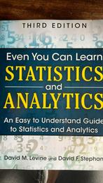 Even you can learn statistics and analytics, Ophalen of Verzenden, Zo goed als nieuw