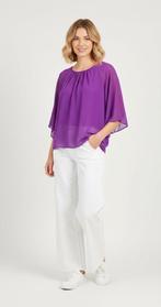 blouse Hallhuber/in zijde/viscose, Verzenden, Zo goed als nieuw, Roze, Maat 36 (S)