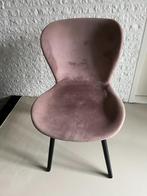 4 stuks oud roze eetkamerstoelen, Huis en Inrichting, Stoelen, Overige kleuren, Ophalen of Verzenden, Zo goed als nieuw, Vier