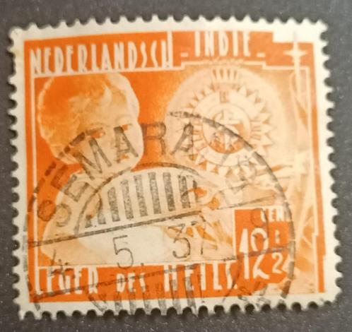 Ned Indiẽ; 1936; Leger des Heils; 12,5C; Gestempeld, Postzegels en Munten, Postzegels | Nederlands-Indië en Nieuw-Guinea, Gestempeld