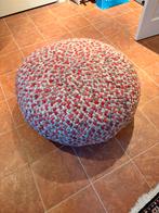 Luxe lounge poef, Huis en Inrichting, Ophalen, Zo goed als nieuw, Rond