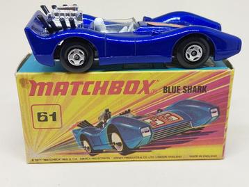 BLUE SHARK MATCHBOX No61 UIT 1971 ONBESPEELD MET DOOS beschikbaar voor biedingen