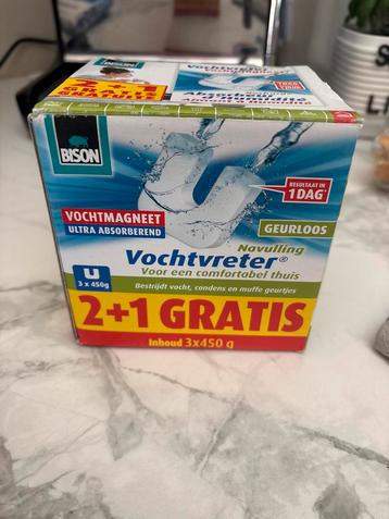 Bison Vochtvreter vochtmagneet 3x450g beschikbaar voor biedingen