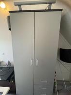 Kledingkast grijs, Huis en Inrichting, Kasten | Kledingkasten, Ophalen, 200 cm of meer, 50 tot 100 cm, Zo goed als nieuw