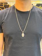 14KT Goud - Hanger - Labdiamanten - Hamsa - Fatima Hand, Ophalen, Nieuw, Goud