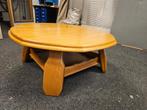 Massief eikenhouten salontafel, Huis en Inrichting, Tafels | Salontafels, Ophalen, Gebruikt, 100 tot 150 cm, Eikenhout