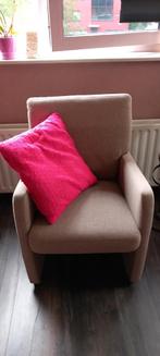Fauteuil of stoel licht bruin, Huis en Inrichting, Banken | Sofa's en Chaises Longues, Ophalen, Eenpersoons, Zo goed als nieuw