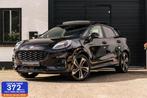 Ford Puma 1.0 EcoBoost Hybrid ST-Line X Pano LED, Leder en Stof, Zwart, 665 kg, Bedrijf