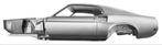 Ford Mustang Fastback 1969 Dynacorn Body nieuw!, Auto-onderdelen, Ophalen, Voor, Nieuw, Ford