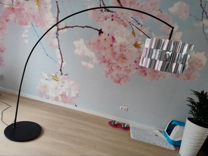 IKEA Skaftet Staande Lampvoet - Zwart, Zo Goed Als Nieuw!, Huis en Inrichting, Lampen | Vloerlampen, Zo goed als nieuw, 150 tot 200 cm