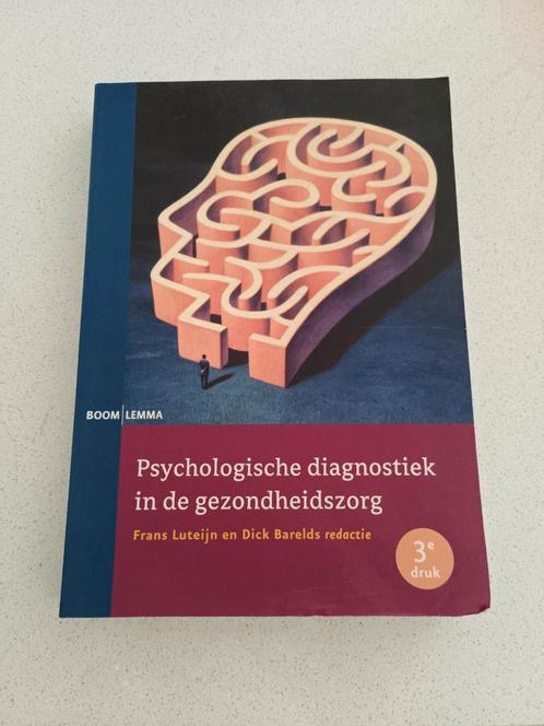 Psychologische diagnostiek in de gezondheidszorg, Boeken, Psychologie, Zo goed als nieuw, Ophalen of Verzenden