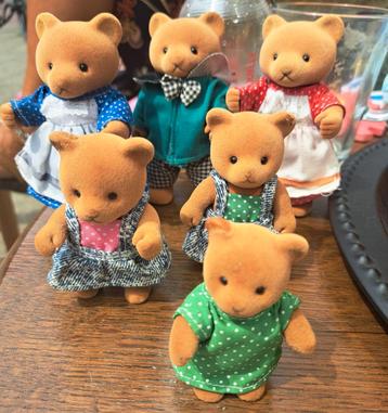 Vintage Beren Familie Set beschikbaar voor biedingen