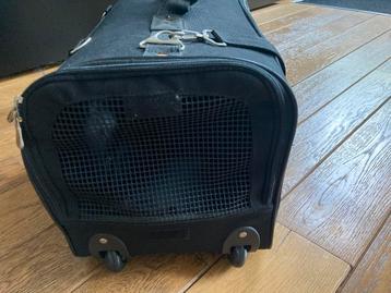 Te koop katten reistas met wieltjes. beschikbaar voor biedingen