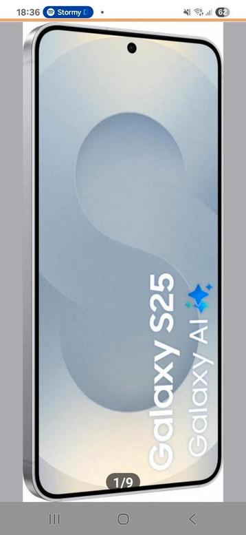 Samsung S25. 256gb beschikbaar voor biedingen