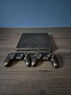 Playstation 4 Slim 500GB + 2 controller en games, Spelcomputers en Games, Games | Sony PlayStation 4, 1 speler, Ophalen, Gebruikt