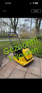 Gezocht trilplaat bandenzaag steenknipper, Ophalen, Zo goed als nieuw