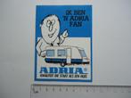 sticker oud ADRIA FAN caravan strip retro kamperen camper, Verzenden, Zo goed als nieuw, Bedrijf of Vereniging