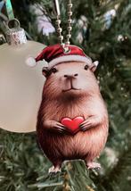 Tashanger sleutelhanger capibara kerstmuts. verschillende., Ophalen of Verzenden, Nieuw