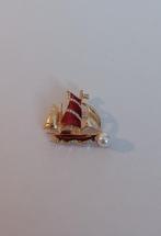 Zeilschip broche, Overige materialen, Overige kleuren, Minder dan 4 cm, Nieuw