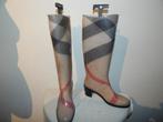 Burberry hoge rubber laarzen met hakje ruiten motief 38, Hoge laarzen, Overige kleuren, Verzenden, Burberry