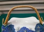 serveer schaal blauw wit, Ophalen of Verzenden
